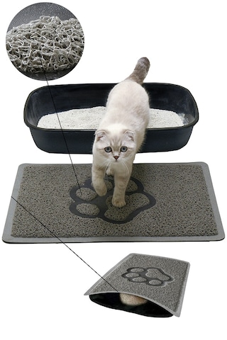 Kedi Kumu Paspası Elekli Kıvırcık Kedi Tuvaleti Paspası 40 x 60 CM