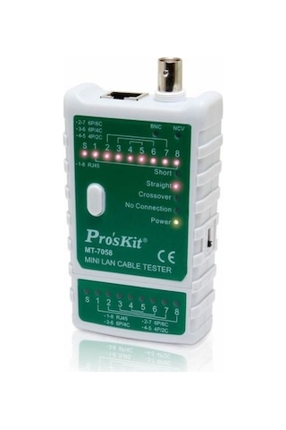 Proskıt Mini Lan Kablo Tester Mt-7058