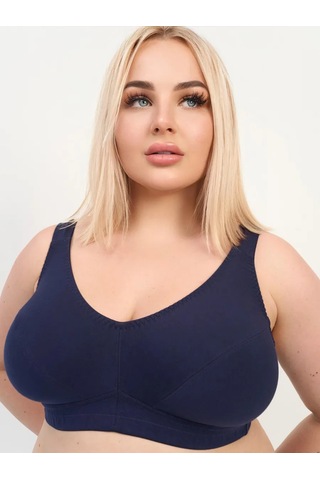 Lavandına Desteksiz Pamuklu Sütyen Yeni Zaman 228891412 Mavi