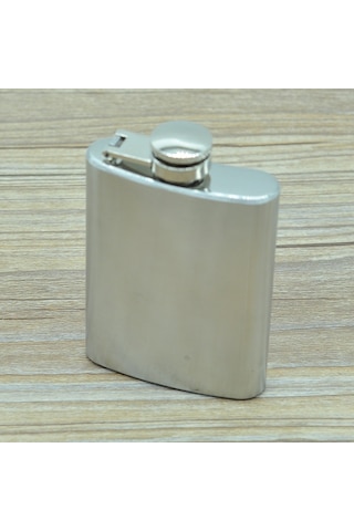 Sones 526ml Paslanmaz Çelik Matara Açık Hava Sporları Düz Likör Matarası Kamp Taşınabilir Aşınmaya Dayanıklı Şarap Tencere Filtreli