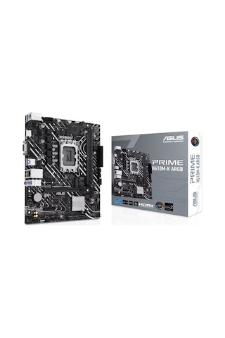 Asus Prime H610M-K ARGB Intel H610 5600 MHz DDR5 Soket LGA1700 Anakart