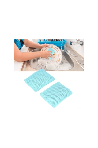 Hangfox 2 Adet Seramik Ağızlı Ev Mutfak Temizlik Bezi, Dayanıklı, Yıkama İşini Kolaylaştırır, Tabaklarımıza Zarar Vermez Diğer