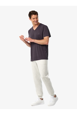 Blackspade Erkek V Yaka T-shirt 41014 - Antrasit
