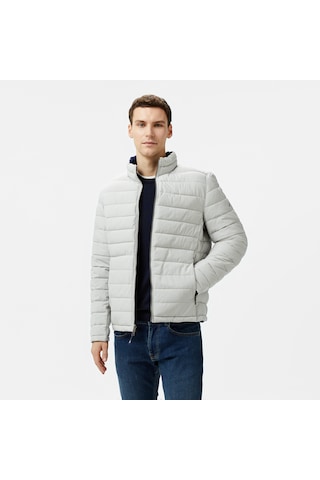Nautica Erkek Gri & Lacivert Çift Taraflı Mont Düz V622744 Gri