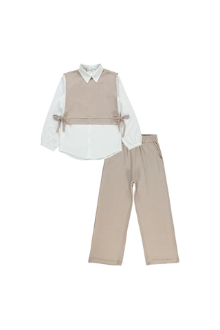 Civil Girls Kız Çocuk Takım 10-13 Yaş Bej 17d57c59524s1-1 Bej