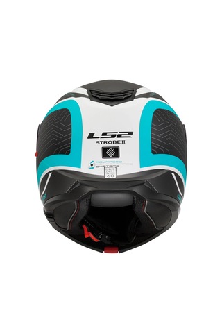 Ls2 Strobe 2 Vıctory Mat Tıtanıum-beyaz-metal Mavi Kask Mat Tıtanıum