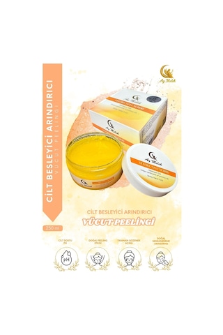 Aymelek Sleek Body Scrub Besleyici Arındırıcı ve Nemlendiricili Vücut Peeling 250 ML