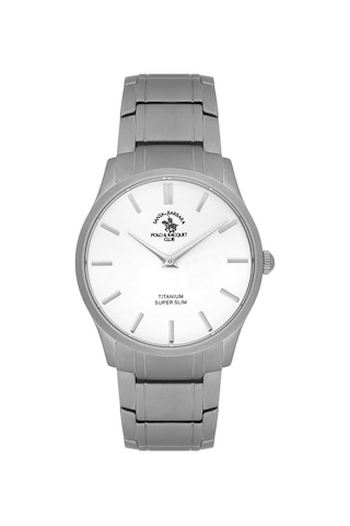 Santa Barbara Polo Club Sb.4.10042-4 Titanyum Slım İnce Erkek Kol Saati Gri