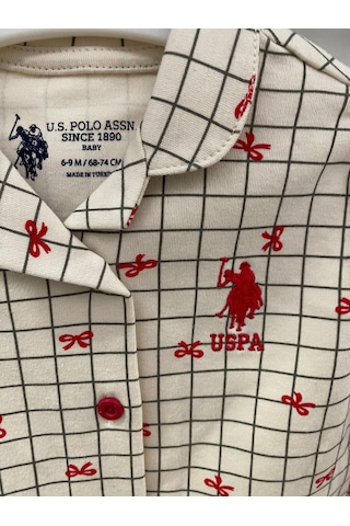 U.S. Polo Assn. U.s. Polo Pijama Takımı Beyaz-12663 Beyaz