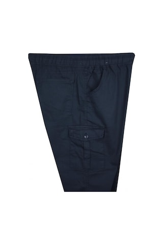 Kargo Cepli Büyük Beden Likralı Jogger Pantolon Lacivert