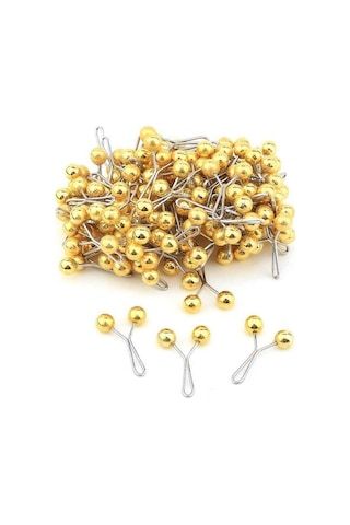 Melodi Scarf Eşarp Şal Klipsi Gold 6 Adet Gold