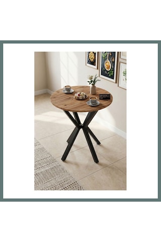 Ventra Yuvarlak Masa Atlantik Kahverengi 70 Cm Ventra