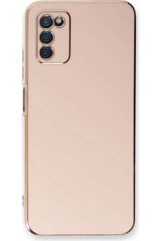 Cosmotex Newface Samsung Galaxy Uyumlu A03s Kılıf Volet Silikon - Pembe