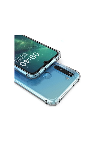 Xiaomi Redmi Note 8t Kılıf Zore Nitro Anti Shock Silikon Renksiz