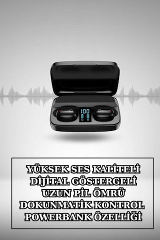 ZENGEMTX Wireless Şarjlı G 9 Pembe Akıllı Saat (İthalatçı Garantili) + Kablosuz A 10S Dokunmatik Kontrol Bluetooth Kulaklık