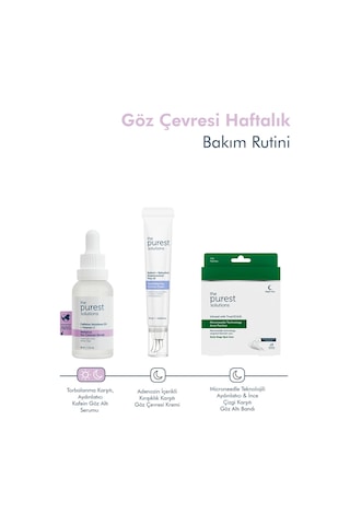 The Purest Solutions Torbalanma ve Morluk Karşıtı Serum 30 ML (Caffeine 5% + Vitamin C)
