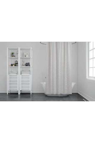 Zethome Günce Banyo Duş Perdesi 5026 Tek Kanat 1X180X200 Çok Renkli