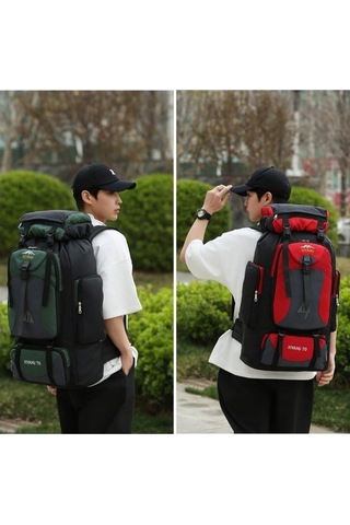 Flybuy Xiyahu Spor Sırt Seyahat Outdoor Kapasiteli Çok Çantası Büyük Amaçlı 70l 001 Rq Altın