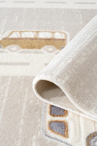 Cotto Kids Ck003g Gri Halı Araba Ve Yol Desenli Kaymaz Taban Yumuşak Yıkanabilir Çocuk Odası Halısı