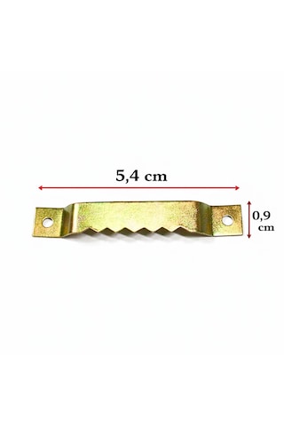Çerçeve Askı Aparatı Dişli Metal Destek Askısı 5,4 Cm 10 Lu Set Vida Dahil