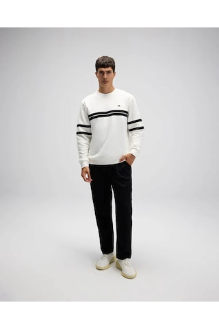Ellesse Kırık Beyaz Erkek Sweatshirt Em618 Kırık Beyaz