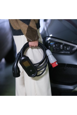 Yasomi 11 Kw Trifaze Taşınabilir Elektrikli Araç Şarj Cihazı 24 Ay Garanti 11 Kw