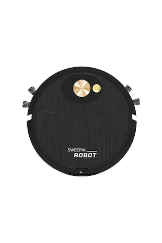 Geeroyoo Akıllı Haritalamalı 3 Lü Robot Süpürge: 2000pa Emiş, Otomatik Şarj, Halı Ve Sert Zeminler İçin Uygulamalı Temizlik Siyah