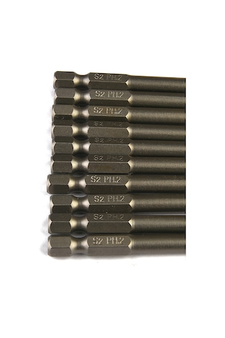 Merttools Yıldız Uzun Bits Uç Ph2 100 Mm 10 Adet