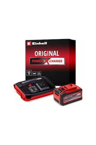 Einhell Starter Set 4-6 Ah Akü 6A Hızlı Şarj PXC 4512143, 1350 W, Li-ion, şarj yönetimi, Multi-Ah akü + 6 A şarj dahil