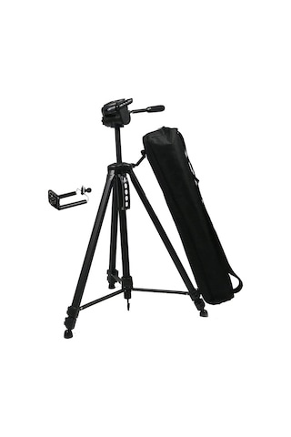 Fototek 157Cm Wt-3540 Pro Plus Tripod 5Kg Kapasite Telefon Tutuc