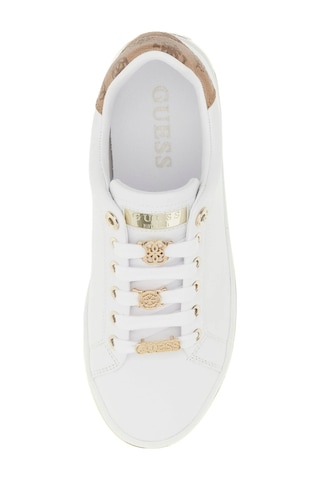Guess Stasey4 Kadın Beyaz Sneaker Fltstsele12-whıte