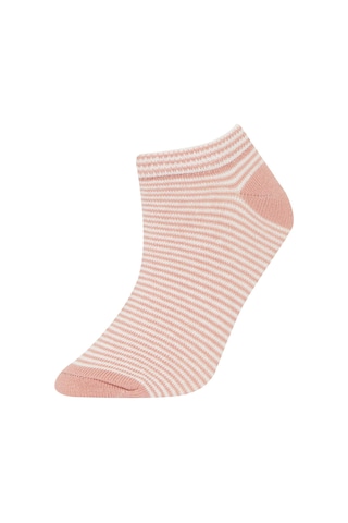 DeFacto Kız Çocuk 3'lü Pamuklu Patik Çorap E6055A8NSKR1