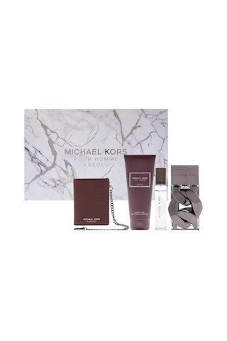Michael Kors Pour Homme Absolu Edp 100 Ml + 10 Ml + Shower Gel 100 Ml Erkek Parfüm Seti Odunsu