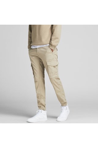 Jack & Jones Paul Flake 542 Kargo Pantolon 12193754 Crockery Açık Krem