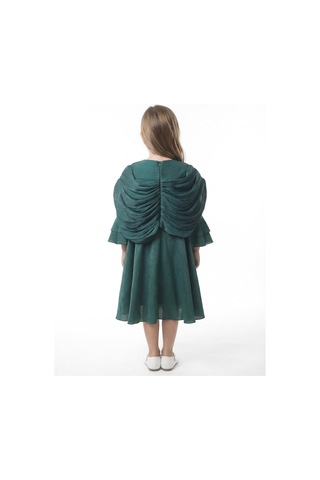 Xo Kids Kız Çocuk Elbise 3-10 Yaş 989 Yeşil