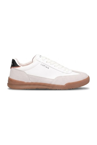 Lufian 111230296 Milo Erkek Hakiki Deri Klasik Sneaker Beyaz