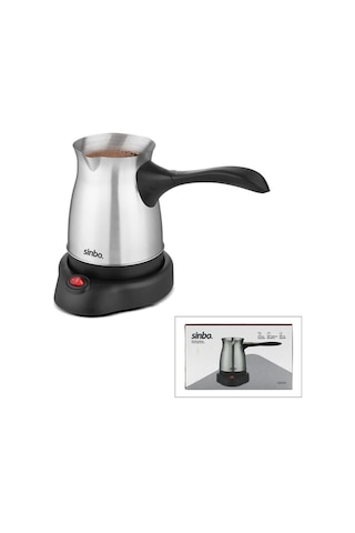 Çelik Elektrikli Cezve Türk Kahve Makinesi - 6fincan 500ml 360 Kablosuz Kullanım Katlanır Kulp 600w Scm-9039 5250