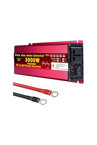 Güç İnvertörü 1600w 2200w 3000w 3500w 4000w 5000w 5500w 6000w 8000w Saf Sinüs Dalga İnvertörü 12v 24v 48v 60v 7