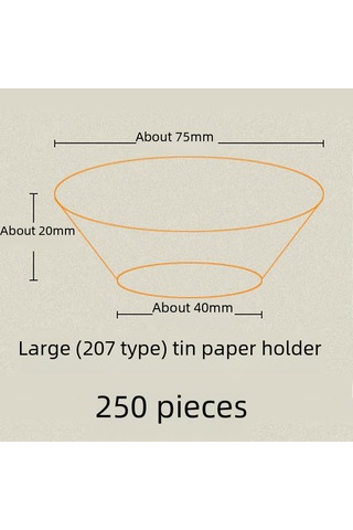 Mufunye 250 Adet Kalın Alüminyum Folyo Tepsi, Yuvarlak Şekil, Profesyonel Pasta Fırınlama, Isı Dayanıklı, Fabrika Direkt Satış Diğer
