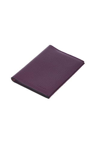 Tergan Mor Deri Unisex Pasaportluk - S1ps00001657-c48 Mor
