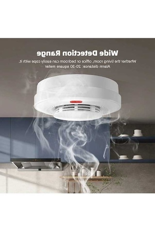 Trendooze Duman Dedektörü 360 Algılama, Kablosuz Alarm, Ev & Ofis Güvenlik