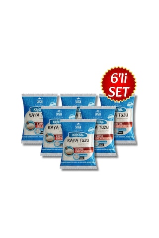 Saygın Kaya Tuzu Öğütme 6 x 500 G