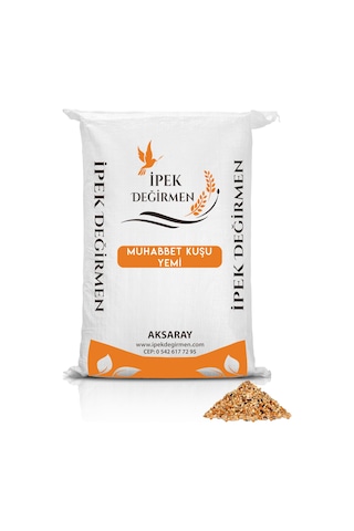 İpek Değirmen Karışık Muhabbet Kuşu Yemi 5 kg Vitaminli Özel Seçilmiş Taze Tohumlar Ekonomik Büyük Paket
