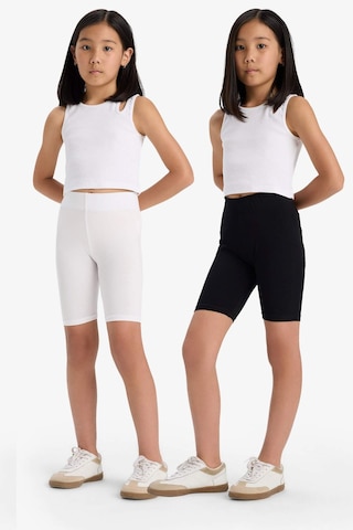 Defacto Kız Çocuk Biker Penye 2li Tayt B7616a825smbk81 SiYAH