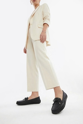 Gönderi(R) Gönderi R Kadın Siyah Floter Fiyonklu Hakiki Deri Comfort Loafer Dyza75645196 Siyah