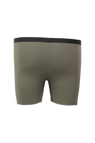 Moc Grande Mocgrande Erkek Büyük Beden Likralı Uzun Paça Boxer 11906 Askeri Yeşil
