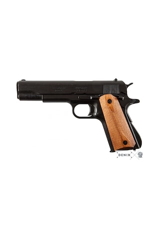 Denix Dekoratif Replika Otomatik 45 Kalibre M1911a1 Tabanca, Amerika 1911