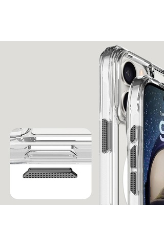 Apple Uyumlu iPhone 16 Pro Max Kılıf Magsafe Şarj Özellikli T-max Magsafe Kılıf