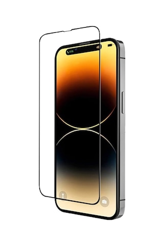 İphone 16 Pro Uyumlu Full Tam Ekran Kırılmaz Temperli Cam Ekran Koruyucu 9h Sertlik, Kenardan Kenara Tam Koruma, Ultra Şeffaf, Baloncuksuz Kolay Uygulama, Parmak İzi Tutmaz Hd Cam