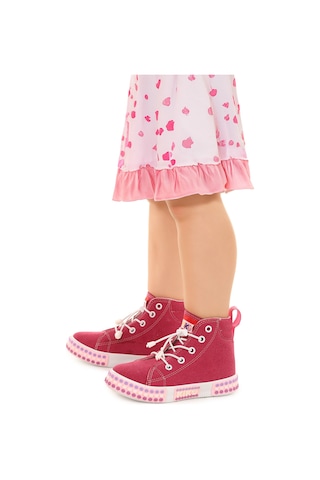 Kiko Kids Gamel Günlük Lastikli Kız Bebek Bot Ayakkabı Fuşya